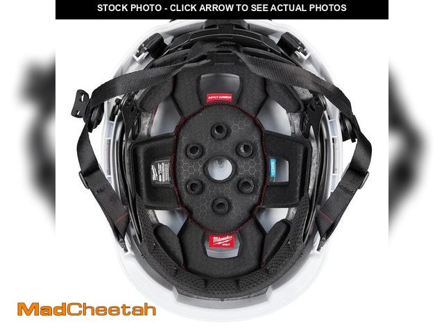 Lot 74-12790622 - Milwaukee BOLT Black Type 2 Class E Non-Vented Safety Helmet with IMPACT-ARMOR Liner - UNUSED