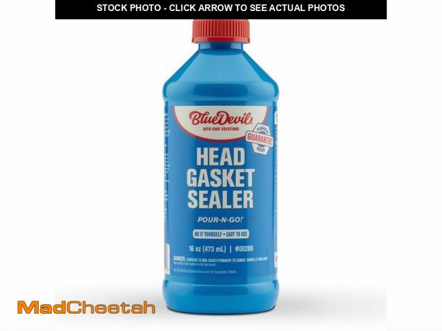 Lot 74-12710049 - BlueDevil Products 00209 Pour-N-Go Head Gasket Sealer - 16 Ounce - USED