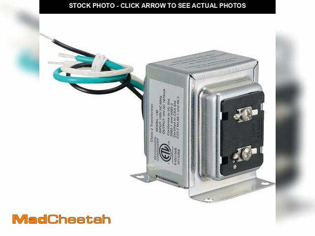 Lot 74-14363445 - Wired 16VAC/30VA Doorbell Transformer, Compatible with Most Video Doorbells - USED