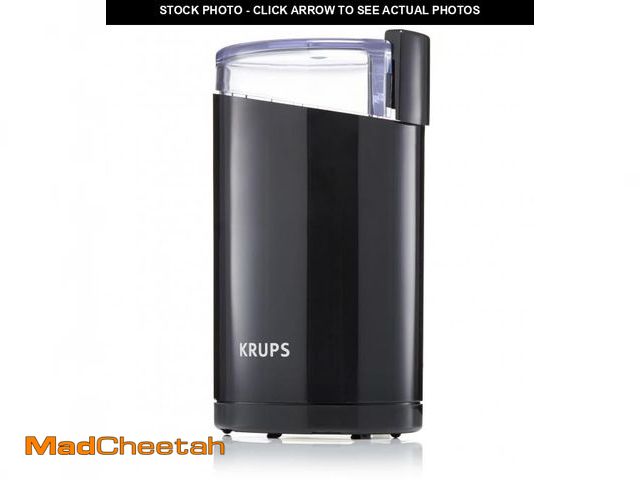 Lot 74-12438263 - KRUPS Precision Electric Coffee Grinders: 3 oz Capacity, 200W Motor, Stainless Steel Blades for Unif...