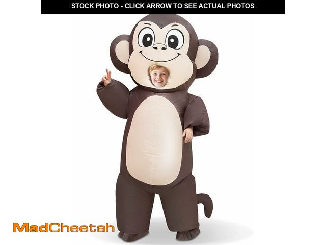 Lot 74-12970401 - Camlinbo Halloween Inflatable Monkey Costume for Kids, Full Body Blow Up Costume for Halloween Infla...
