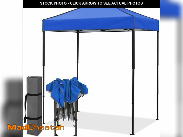 Lot 74-14284331 - EAGLE PEAK 6x4 Instant Pop Up Canopy Tent, Straight Leg Sun Shelter, Portable Canopy with Carry Bag ...