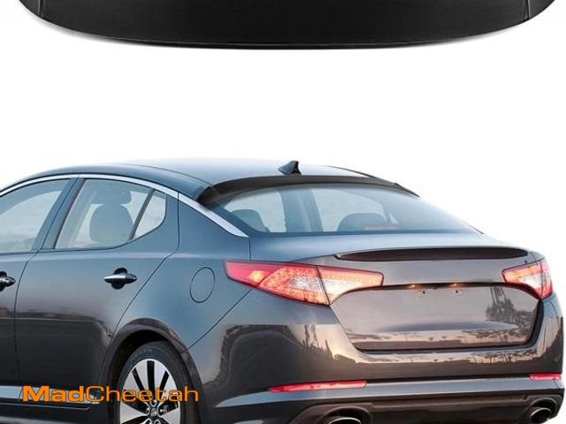Lot 74-12399309 - (MISSING HARDWARE) SCITOO Roof Spoiler Fits for 2011-2015 for Kia Optima Matte Black High Kick Style...