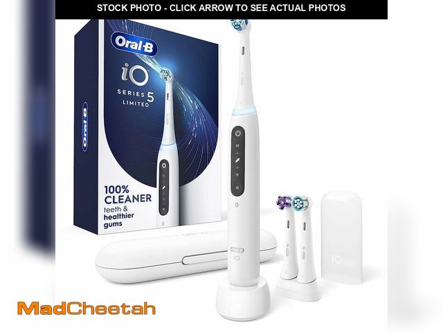 Lot 74-12704388 - Oral-B iO Deep Clean + Whiten Rechargeable Electric Toothbrush with Visible Pressure Sensor, 2 Minut...