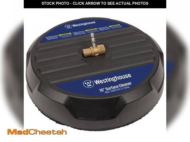 Lot 74-12186212 - Westinghouse PWSC Universal 15 in. Pressure Washer Surface Cleaner Attachment - 3400 PSI, 1/4 in. Co...