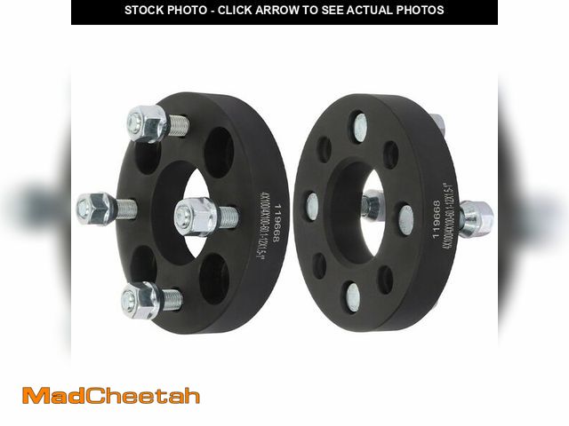 Lot 74-12607314 - SCITOO 2Pcs 4x100 Wheel Spacers 1" Studs 12x1.5 Bore 60.1mm Fit for Toyota Celica Corolla Echo MR2 S...