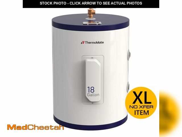 Lot 74-12694374 - ThermoMate Tank Water Heater Electric, 18 Gallon Small Point of Use Residential Hot Water Heater for...