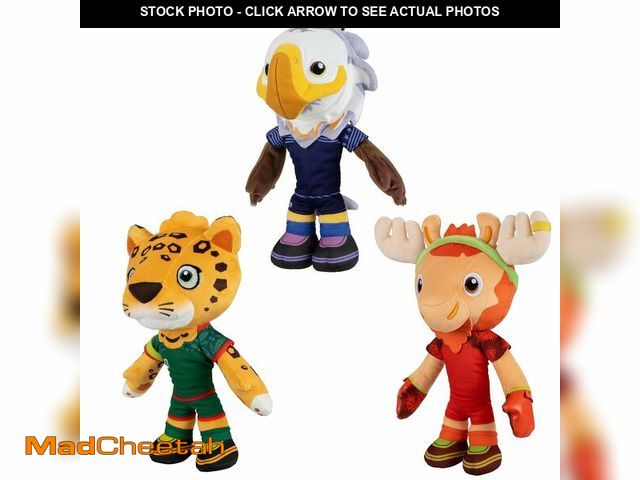 Lot 74-14211670 - MyReiDo 2026 World Cup Mascots Plush Toys Set, 8 Inch Soft Mascot Dolls, Gift for Fans, World Cup Me...