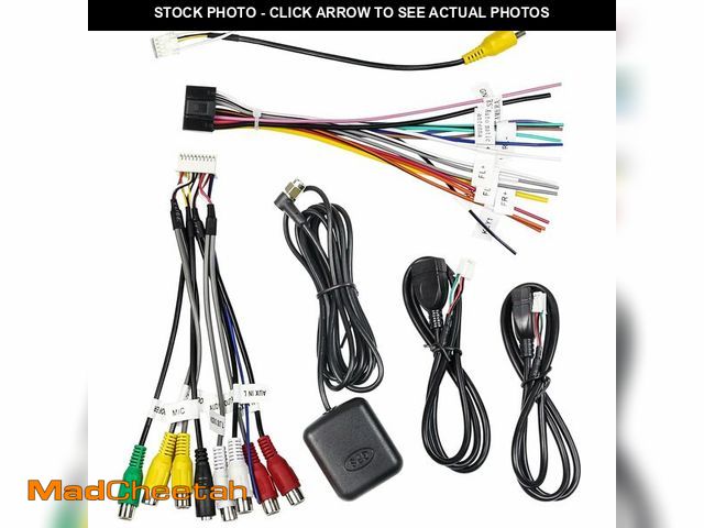 Lot 74-12873899 - Android Radio Wiring Harness Kit with 16 Pin ISO Car Radio Wire Harness, 10/20 Pin RCA Back Camera A...