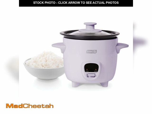 Lot 74-12434898 - Dash Mini Rice Cooker Steamer with Removable Nonstick Pot, Keep Warm Function &amp; Recipe Guide, 2 ...