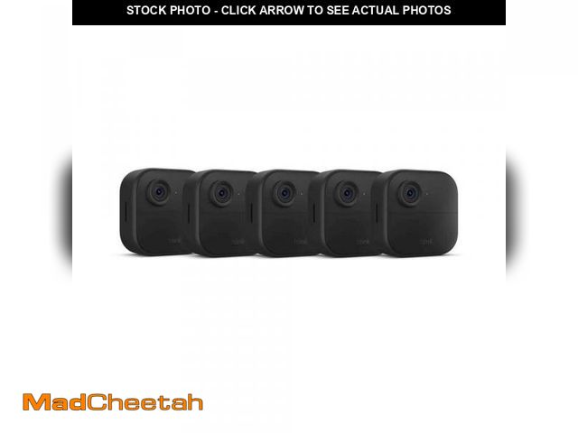 Lot 74-12472083 - Blink Outdoor 4 (4th Gen) Wireless Outdoor Smart Home Security Camera System with 5 Cameras, up to 2...