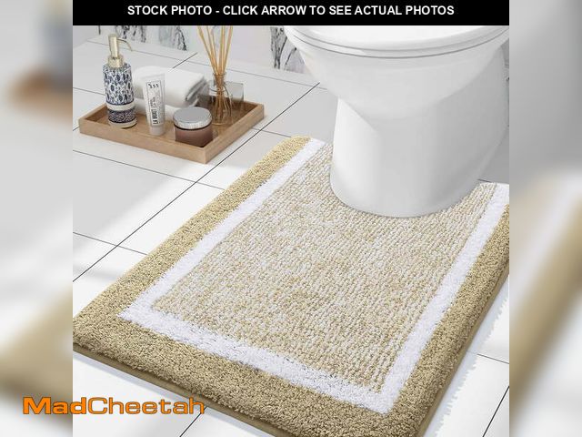 Lot 74-13055314 - Smiry U-Shaped Luxury Bathroom Rugs, Ultra Soft and Absorbent Microfiber Contour Bath Rug, Non-Slip ...