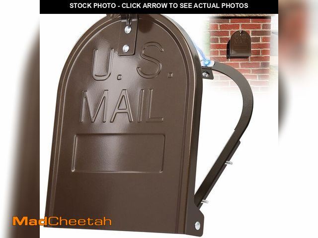 Lot 74-14061952 - Mailbox Door Replacement Brick Mailbox Door,8 Inch (Width) by 10 Inch (Height) Snap-in Replacement M...