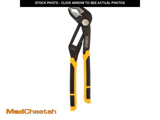 Lot 74-12591928 - *SCRATCHED* DEWALT 12 in. V-Groove Jaw Pushlock Plier *SCRATCHED*  - USED