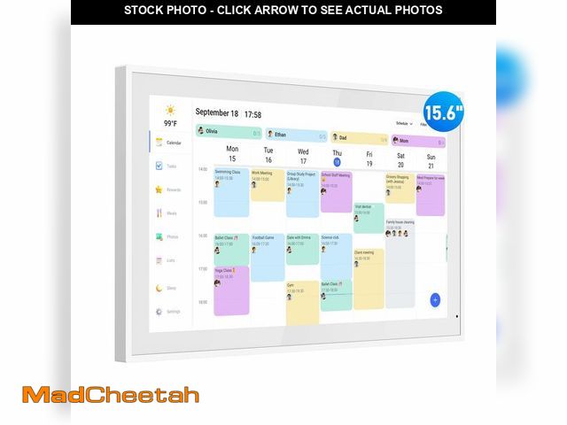 Lot 74-13241964 - Digital Calendar, 15.6 Inch Wall Planner Electronic Calendar &amp; Chore Chart, Smart Touchscreen In...