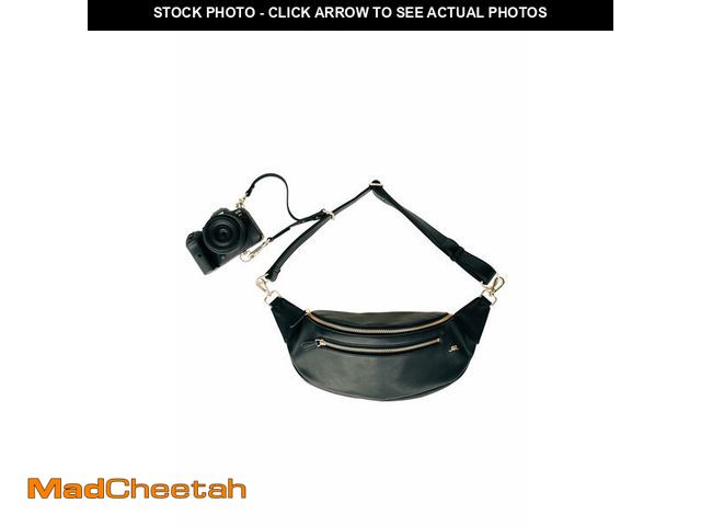 Lot 74-12977354 - rr ruby+rae The Sidekick Camera Bag Ã¢â¬â Compact, Vegan Leather, Hands-Free Crossbody with Prote...