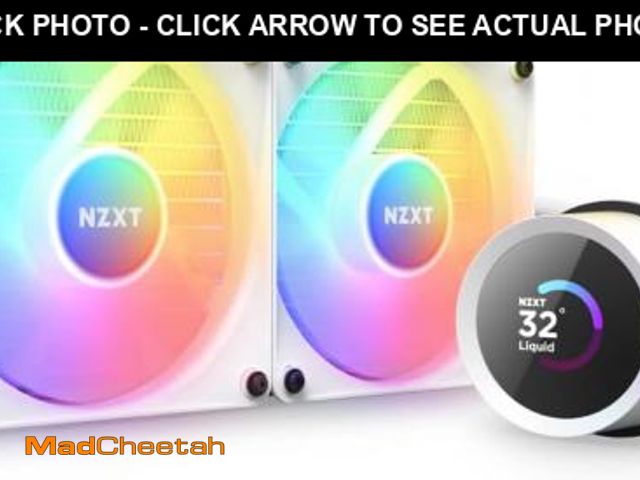 Lot 74-11554539 - NZXT Kraken 240 RGB - 240mm AIO CPU Liquid Cooler - Customizable 1.54"" Square LCD Display for Image...