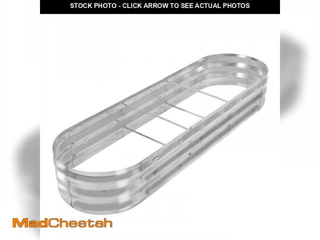 Lot 74-12114948 - GADI Raised Garden Bed Kit for Vegetables Flower Galvanized Metal Planter Boxs Designed for Easy DIY...