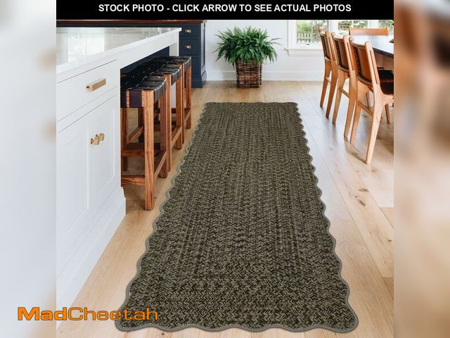 Lot 74-13041375 - Garvee Printed Rug (Not Woven!) Long Hallway Runners 2x10 Washable Area Rug, Farmhouse Rustic Border...