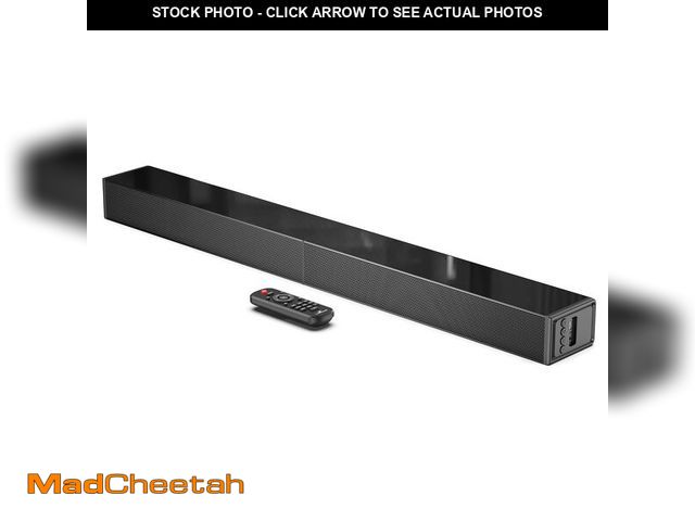 Lot 74-12502349 - LARKSOUND Sound Bar for TV, Surround Sound System, TV Speaker Soundbar with Bluetooth/HDMI ARC/Optic...