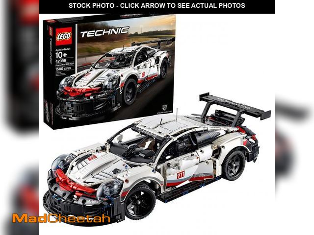 Lot 74-12342335 - LEGO Technic Porsche 911 RSR Race Car Model Building Kit 42096, Advanced Replica, Exclusive Collecti...