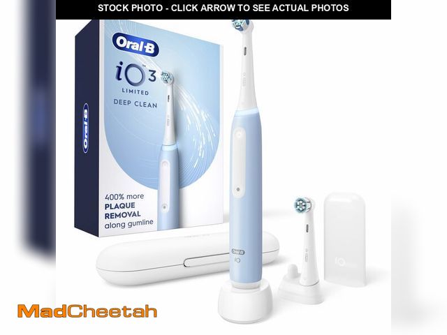 Lot 74-13953032 - Oral-B Rechargeable Electric Toothbrush, iO3 Limited Deep Clean, 3 Cleaning Modes, Visual Pressure S...