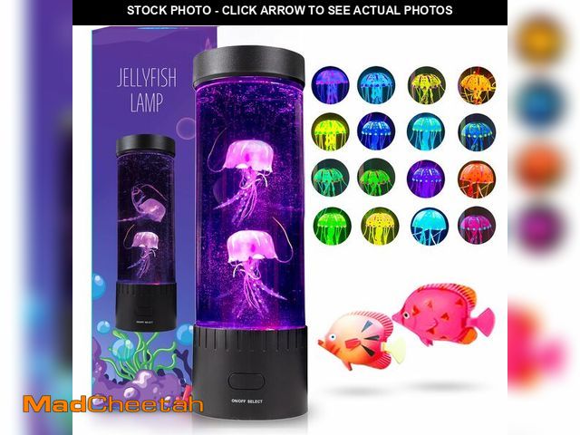 Lot 74-12699021 - Brewish Jellyfish Lamp (Upgraded Motor 2025),16 Color Changing Mood Lamps, 4 Modes Aquarium Night Li...