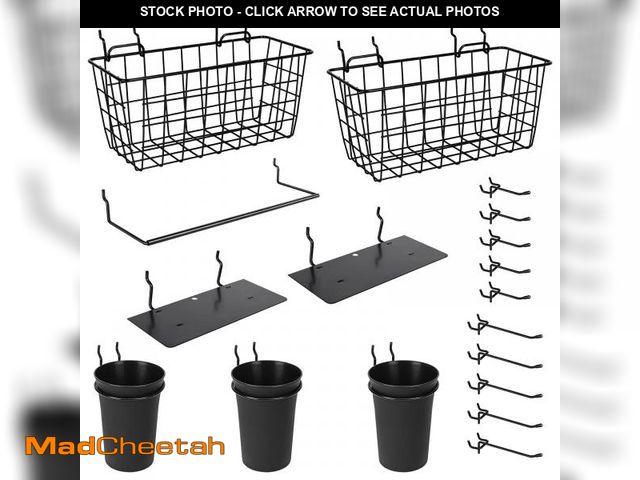 Lot 74-12306903 - G.CORE Pegboard Organizer Accessories 18 Pack, Peg Board Hooks Assortment Organizer Accessory, Vario...