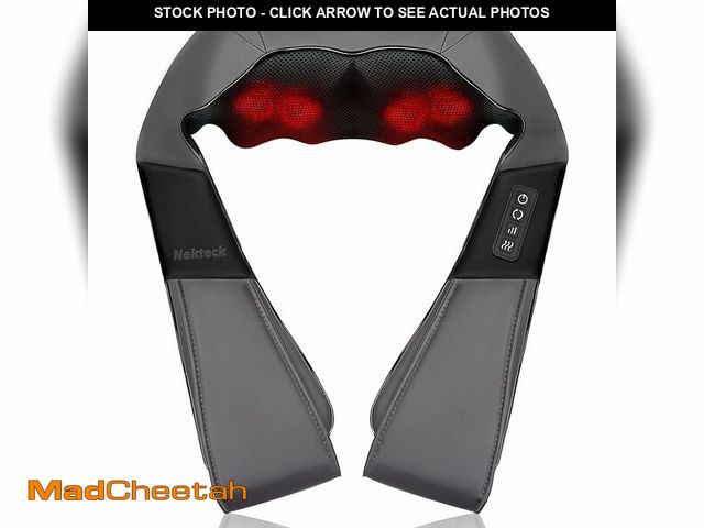 Lot 74-13717952 - Nekteck Shiatsu Neck Massager with Heat for Pain Relief Deep Tissue, 2026 Upgraded 3D Back Shoulder ...