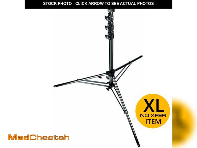 Lot 74-13074584 - Manfrotto 14.9' 4-Section Aluminum Super Stand with Double-Leg Brace - UNUSED