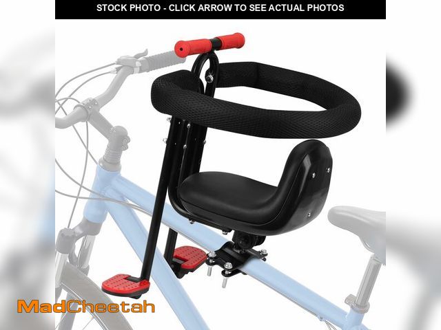 Lot 74-12602492 - Ercabikker Child Bike Seat - Front Mount, Kids Bike Seat for Adult Bike, Baby Bike Seat Front Mounte...