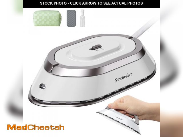 Lot 74-12310776 - Newbealer Travel Iron with Global Voltage, 100-240V Mini Dry Iron for Clothes (No Steam), Max 300W, ...