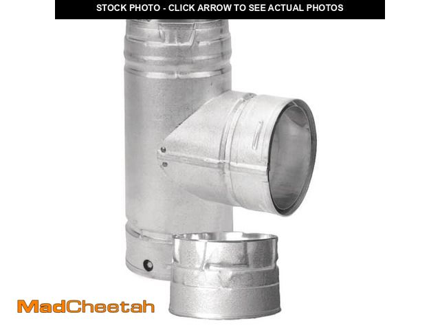 Lot 74-11101931 - PelletVent 3 in. Tee with Clean-Out Cap - UNUSED