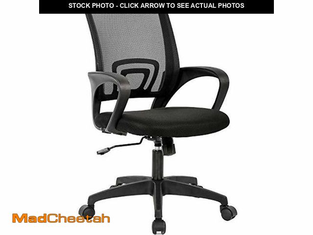 Lot 74-12761669 - BestOffice | Ergonomic Office Chair | Mid-Back Swivel Desk Chair | Breathable Backrest &amp; Lumbar ...