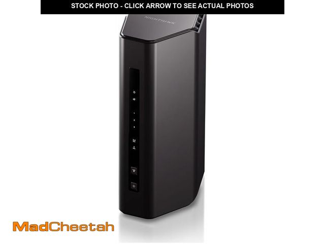 Lot 74-14591338 - NETGEAR Nighthawk Dual-Band WiFi 7 Router (RS150) - Router Only, BE5000 Wireless Speed (up to 5.0 Gb...