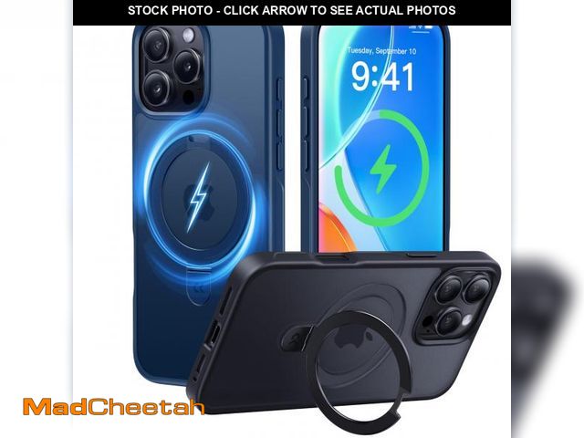 Lot 74-12112673 - CASEKOO Designed for iPhone 16 Pro Max Case with Magnetic Invisible Stand [Military Drop Protection]...