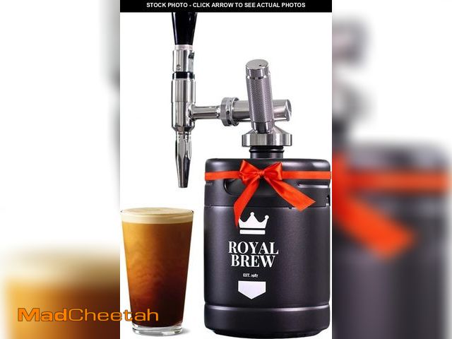 Lot 74-12221377 - The Original Royal Brew Nitro Cold Brew Coffee Maker - Gift for Coffee Lovers - 64 oz Home Keg, Nitr...