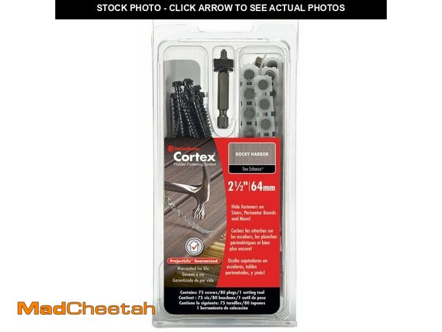 Lot 74-12772775 - FastenMaster 75-Piece #9 2.5-in. Black Torx Low Profile Collated Cortex for Trex Composite Deck Scre...