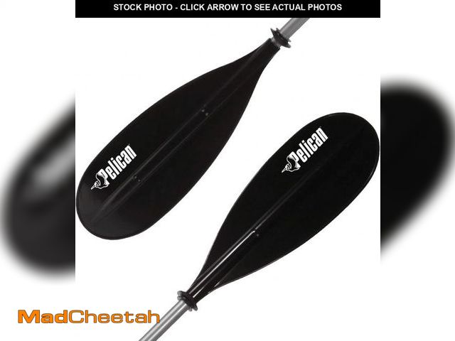 Lot 74-12510420 - Pelican - 2-Piece Heavy-Duty Aluminum Kayak Paddle - Extra Tough &amp; Lightweight - for Kayaks or I...