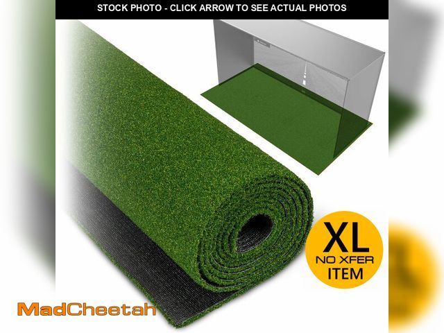 Lot 74-13789023 - GoSports 15 x 6 ft Golf Simulator Turf - 15 mm Elite Golf Mat for Indoor Home Setups - UNUSED