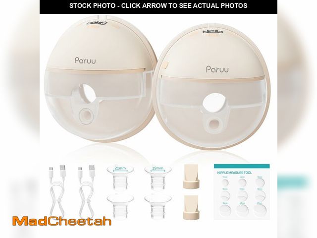 Lot 74-13953203 - Paruu Hands Free Breast Pump P16, Wearable Breast Pump Electirc Portable with 4 Modes &amp; 12 Level...