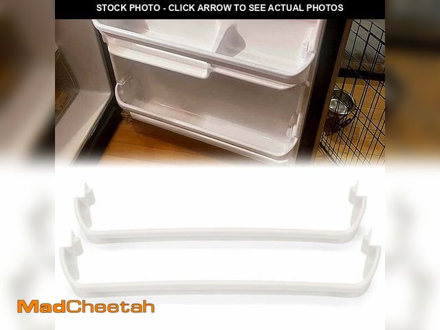 Lot 74-12803664 - Kojem Refrigerator Door Rack Shelf Retainer Bar Rail for Frigidaire Replaces 240534701 &amp; 2405349...