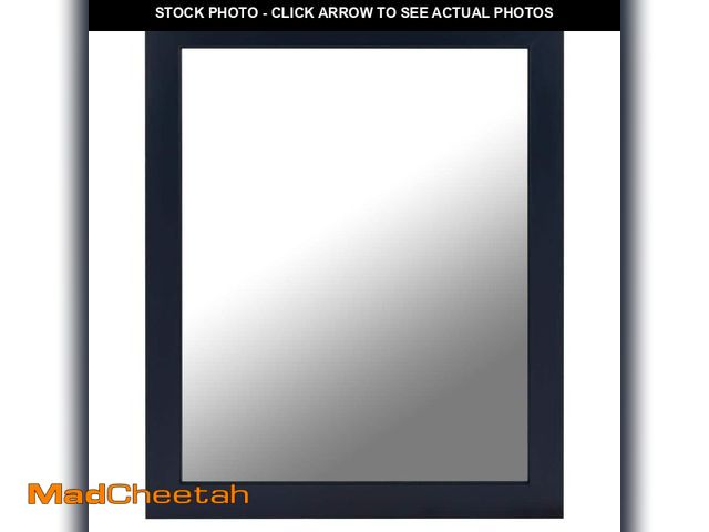 Lot 74-12870293 - Home Decorators Collection 26 in. W x 32 in. H Rectangular Wood Framed Wall Bathroom Vanity Mirror i...