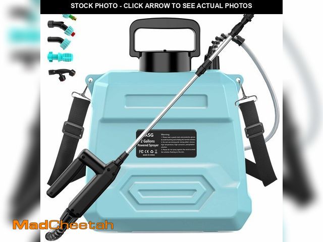 Lot 74-14386390 - VASG Battery Powered Garden Sprayer 2 Gallon, 7.4V Powerful Electric Pump Sprayer, Weed Sprayer with...