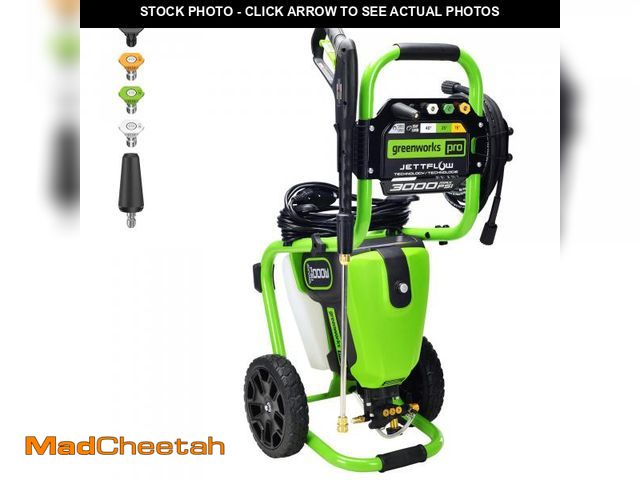 Lot 74-12153669 - *SEE DETAILS* Greenworks Pro Brushless 3000 PSI (CSA Certified) 2.0 GPM Max / 1.1 GPM Electric Press...