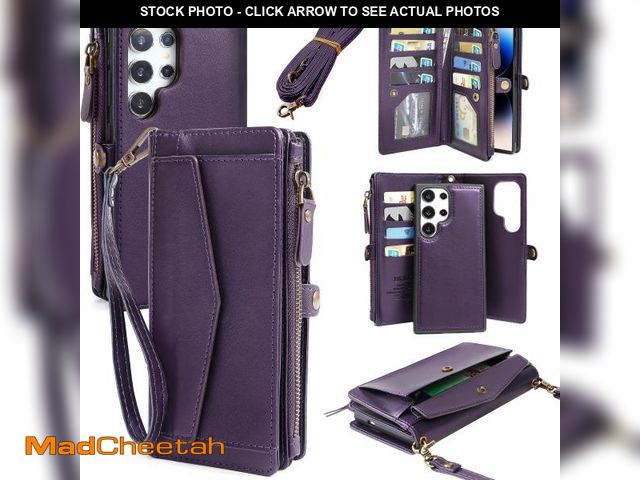 Lot 74-12305642 - DKDKSIP for Samsung Galaxy S24 Ultra Wallet Case for Women, [Wireless Charging] [RFID Blocking] [12 ...