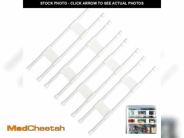 Lot 74-14384769 - RVGUARD Double RV Refrigerator Bar Adjustable Fridge Tension Rod Holds Food and Drinks in Place Exte...