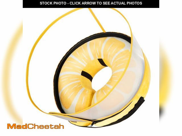 Lot 74-12970764 - CNEO Inflatable Dog Cone Collar with Detachable Enhanced Anti-Licking Shield, Soft Neck Donut Collar...