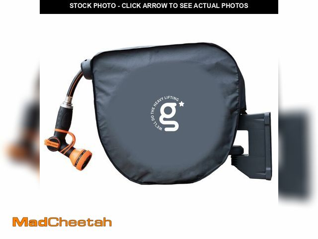 Lot 74-14267585 - Giraffe Tools AW40 Garden Hose Reel Cover UV Resistant, Waterproof and Anti-Fading Cover for Giraffe...