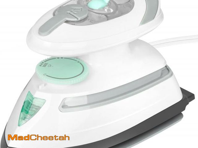 Lot 74-12323964 - BEAUTURAL Mini Travel Steam Iron for Clothes with Dual Voltage, Temperature Control, Non-Stick Solep...